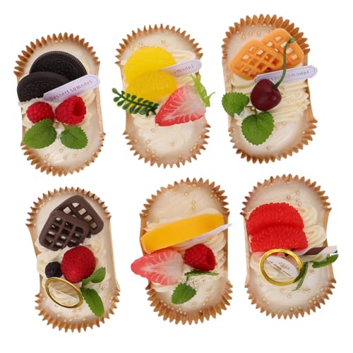 QUMIIRITY 1 Set Simuliertes Brotmodell Gefälschtes Dessert Künstliches Gefälschtes Cupcake Modell Künstliche Kuchen Requisite Simulationsbrotmodell Gefälschte Sushi Fotografie von QUMIIRITY