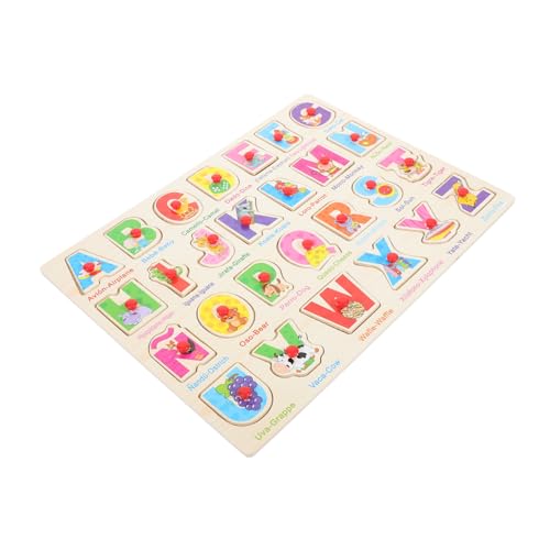 QUMIIRITY 1 Set Spanisch Puzzle Puzzles B Spielzeug Puzzles Für Spielzeug Puzzles Kinder Puzzles Spielzeug Für Spanisch Lernspielzeug Alphabet Brett Pädagogische Puzzles Holz von QUMIIRITY