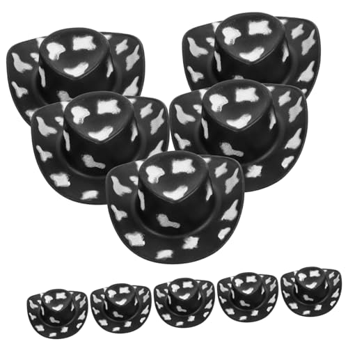 QUMIIRITY 10 Stück Teiliges Mini Western Cowgirl Hüte aus Kunststoff Niedliche Miniatur Puppenhüte für Puppenhaus Dekoration Party Accessoires DIY Bastelbedarf QUMIIRITY 10 Stück Teiliges Mini Western Cowgirl Hüte aus Kunststoff Niedliche Miniatur Puppenhüte für Puppenhaus Dekoration Party Accessoires DIY Bastelbedarf von QUMIIRITY