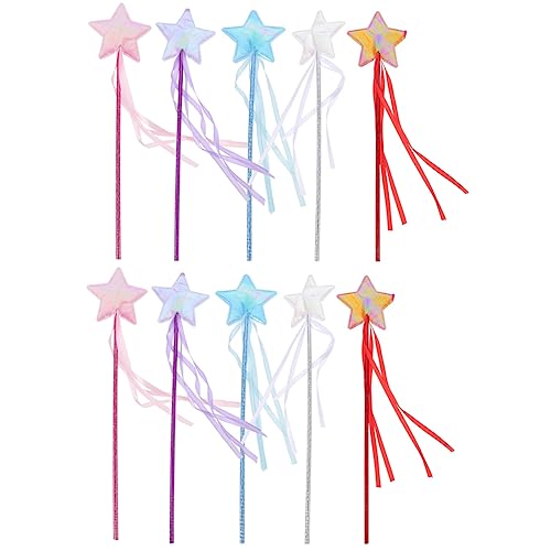 QUMIIRITY 10pcs Kreativer Fünf-Punkte-Star Fairy Sticks Fairy von QUMIIRITY