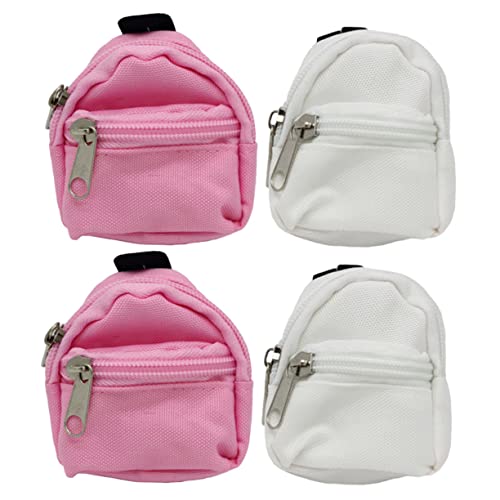 QUMIIRITY 12 Stück Simulations Schultasche Mini Rucksack Spielzeug Mädchen Rucksack Mini Puppen Rucksack Dekorativer Puppen Rucksack Rucksäcke Für Mini Rucksack Für Mini Rucksäcke von QUMIIRITY