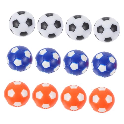 QUMIIRITY 12St Mini-Tischfußballmaschine Foose Bälle austauschbare Kickerbälle Mini-Fußball tischfussballtisch Foosball Tischfußball-Ersatz Tischfußballball Hüften (umweltfreundliches Harz) von QUMIIRITY