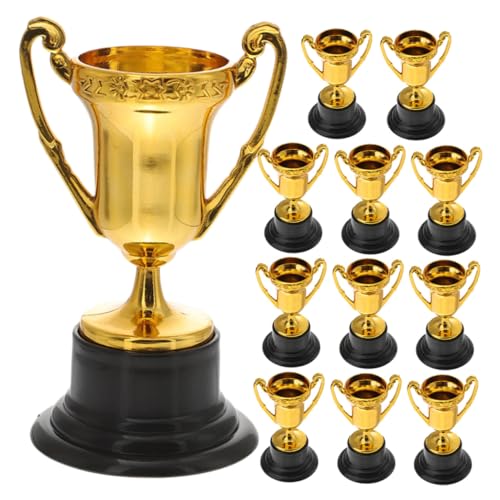 QUMIIRITY 15 Stück Teiliges Kleine Goldene Kunststoff Trophäen für Wettbewerbe Siegerpokale Preiswerte Auszeichnungen für Party Deko und Spielzwecke QUMIIRITY 15 Stück Teiliges Kleine Goldene Kunststoff Trophäen für Wettbewerbe Siegerpokale Preiswerte Auszeichnungen für Party Deko und Spielzwecke von QUMIIRITY