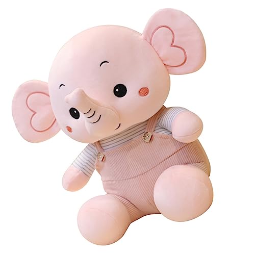 QUMIIRITY 1Stk Elefantenpuppe Spielzeug Kinder Puppen regice Plush Kinder Kuscheltier die infantin Stoffhunde für Kinder Puppenspielsets Plüschpuppe Schönes Plüschtier PP Baumwolle Rosa von QUMIIRITY