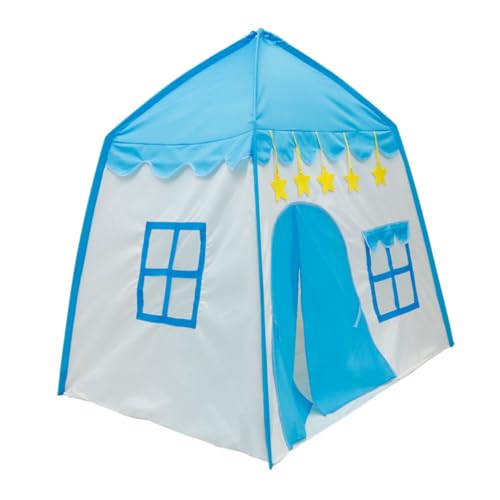 QUMIIRITY 1Stk Kinderzelt Babyspielhaus Tent Kinder zelte Tent for Kinderspielhaus sechseckiges Zelthaus Spielzelt Spielzeug Spielhaus für Kinder Indoor-Spielhaus Oxford-Stoff Blue von QUMIIRITY