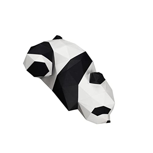 QUMIIRITY 1stk Ornament-Spielzeug 3D-Origami Pandafigur Aus Papier Desktop-Spielzeug Montage-Panda Desktop-Dekoration Panda-rätsel Für Erwachsene Süßes Panda-Spielzeug Panda Basteln von QUMIIRITY