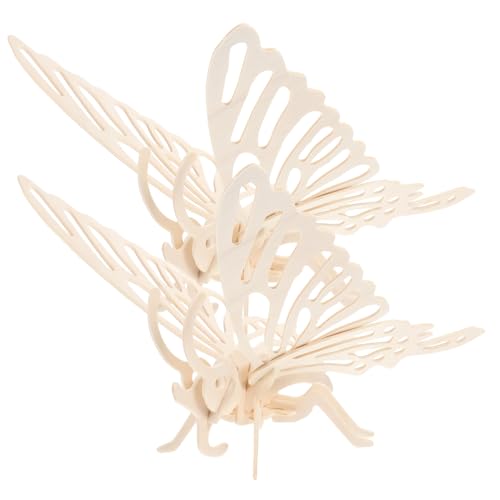 QUMIIRITY 2 Stück Teiliges Holzpuzzle für DIY Tierpuzzle mit Schmetterlingsmotiv Kreatives für Gemeinsames Lernen und Dekoration für Geburtstage und Feiertage QUMIIRITY 2 Stück Teiliges Holzpuzzle für DIY Tierpuzzle mit Schmetterlingsmotiv Kreatives für Gemeinsames Lernen und Dekoration für Geburtstage und Feiertage von QUMIIRITY