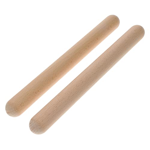 QUMIIRITY 2 Stück Kreative Holz Sticks für Kinder Musikalische Percussion Instrumente zur Rhythmusfähigkeiten im Vorschulalter Spielzeug für Frühe Musikalische Bildung QUMIIRITY 2 Stück Kreative Holz Sticks für Kinder Musikalische Percussion Instrumente zur Rhythmusfähigkeiten im Vorschulalter Spielzeug für Frühe Musikalische Bildung von QUMIIRITY