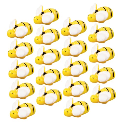 QUMIIRITY 20 Stück Teiliges Mini Bienen aus Langlebigem Harz Detailreiche Miniatur Dekoration für Moos Landschaft Puppenhaus und Garten Realistische Kleine Bienen Figuren zur Natürlichen QUMIIRITY 20 Stück Teiliges Mini Bienen aus Langlebigem Harz Detailreiche Miniatur Dekoration für Moos Landschaft Puppenhaus und Garten Realistische Kleine Bienen Figuren zur Natürlichen von QUMIIRITY