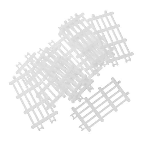 QUMIIRITY 20 Stück Teiliges Miniatur Farmzaun Detailreiche Weiße Kunststoffzäune für Puppenhaus Mikrolandschaft Mini Garten Sandtischdeko Vielseitig Einsetzbar als Mini Zaun Ornament QUMIIRITY 20 Stück Teiliges Miniatur Farmzaun Detailreiche Weiße Kunststoffzäune für Puppenhaus Mikrolandschaft Mini Garten Sandtischdeko Vielseitig Einsetzbar als Mini Zaun Ornament von QUMIIRITY