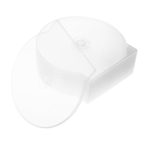 QUMIIRITY 20Stücke Clamshell DVD Hüllen Weiße Transparente Disc Halter für CD DVD Robuste Halbrunde Aufbewahrungslösungen für Musik Filme und Spiele QUMIIRITY 20Stücke Clamshell DVD Hüllen Weiße Transparente Disc Halter für CD DVD Robuste Halbrunde Aufbewahrungslösungen für Musik Filme und Spiele von QUMIIRITY