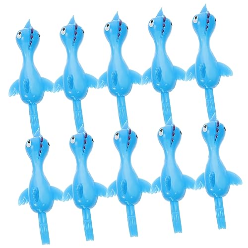 QUMIIRITY 20st Katapult-küken- Fingertiere Stress-Relax-fingerspielzeug Party-fingerspielzeug Partygeschenke Dehnbare Fingerspielzeuge Kinderversorgung Sky-Blue Vinyl von QUMIIRITY