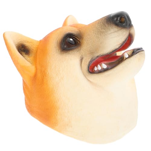 QUMIIRITY 2St Handpuppe Kinder Puppen kinderpuppe Kinderparty Puppentheater Handschuhpuppe Welpenspielzeug Tierspielzeug Spielzeug zum Geschichtenerzählen Erwachsene Marionetten Vinyl Orange von QUMIIRITY