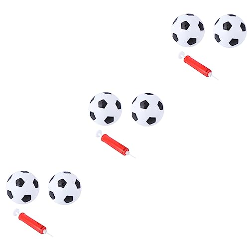 QUMIIRITY 3 Sätze Kinder Fußball Sportballspielzeug Mini-fußball Fußballspielzeug Für Kleinkinder 1-3 Kinderspielzeug Kleine Sportbälle Aufblasbarer Poolball Kleine Fußbälle Tischfußball Rot von QUMIIRITY