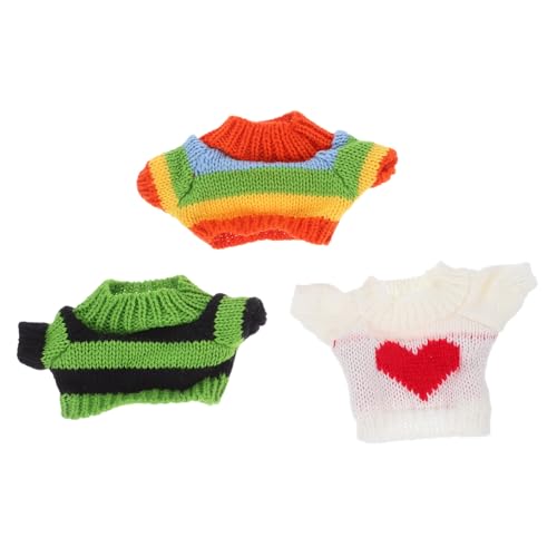 QUMIIRITY 3 Stücke Gestrickte Bär Kleidung Plüsch Puppen Niedlichen Pullover Outfit Stofftier Kostüm Für DIY Plüsch Kleidung QUMIIRITY 3 Stücke Gestrickte Bär Kleidung Plüsch Puppen Niedlichen Pullover Outfit Stofftier Kostüm Für DIY Plüsch Kleidung von QUMIIRITY