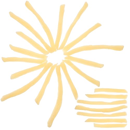 QUMIIRITY Realistische Falsche Pommes Frites Modell Simulation Spielzeug Sicher PVC Pommes Frites Ornament von QUMIIRITY