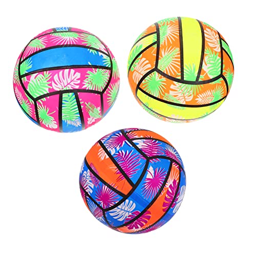 QUMIIRITY 3St der Ball Kinder Beachvolleyball wasserdichter Billardball Volleyball-Partygeschenke Spielzeug für Kinder kinderspielzeug aufblasbare Volleybälle Beachvolleyball im Sommer PVC von QUMIIRITY