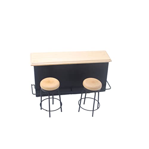 QUMIIRITY 3stücke Miniatur Bar Zubehör Set Teiliges Möbel Set Mit Tisch Und Stühlen Holzornamente Für -Welt Und Dekoration Dekorative Bar-theke Für Spielzeug Und Figuren QUMIIRITY 3stücke Miniatur Bar Zubehör Set Teiliges Möbel Set Mit Tisch Und Stühlen Holzornamente Für -Welt Und Dekoration Dekorative Bar-theke Für Spielzeug Und Figuren von QUMIIRITY