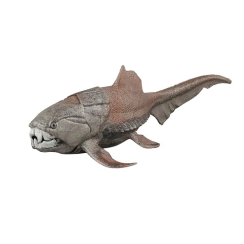 QUMIIRITY 3st Meerestierdekor Desktop-Tiere Zum Sammeln Meerestiere Modell Meerestier-Ornamente Simulation Segelfischtier Meerestierfigur Meerestier-Statue Tiere Dunkleosteus Modell von QUMIIRITY