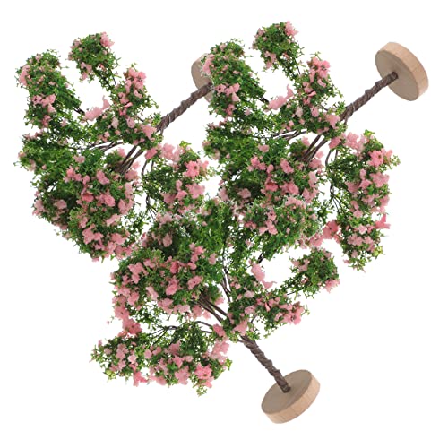 QUMIIRITY 3st Simulierter Minibaum Mini-bäume Zum Basteln Baum Miniatur Miniaturlandschaft Miniaturbaum Modellbahn Tisch Künstliche Outdoor-Pflanzen Künstlicher Baum DREI Mini-Baum Plastik von QUMIIRITY