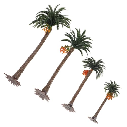 QUMIIRITY 4 Stück Sandtisch Kokosnussbaum Modell Teiliges Handbemalt Miniatur Pflanzen Dekoration für Architektur Landschaft Diorama und Modellbau Natürliche Atmosphäre Kompakt und QUMIIRITY 4 Stück Sandtisch Kokosnussbaum Modell Teiliges Handbemalt Miniatur Pflanzen Dekoration für Architektur Landschaft Diorama und Modellbau Natürliche Atmosphäre Kompakt und von QUMIIRITY