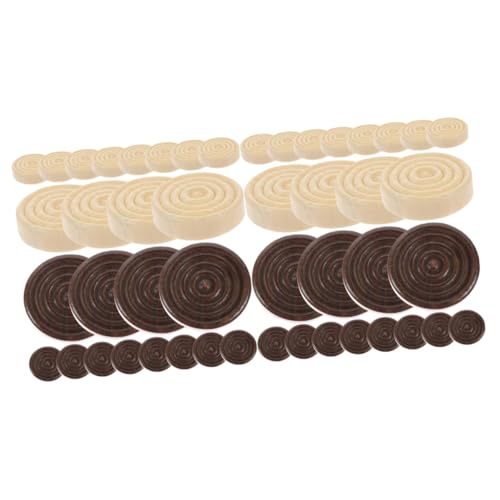 QUMIIRITY 48 STK Schachzubehör Kinder schachspiel Schach zubehör Family Game Schachfiguren für Anfänger Crokinole-Brettspiel Backgammon-Brett Planke Holz Dame Backgammon-Spielzubehör hölzern von QUMIIRITY