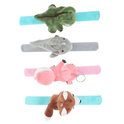 QUMIIRITY 4stücke Plüsch Tier Slap Armbänder Niedliche Cartoon Handgelenk Spielzeuge Für Mädchen Für Partys Und Halloween Sicheres Und Material QUMIIRITY 4stücke Plüsch Tier Slap Armbänder Niedliche Cartoon Handgelenk Spielzeuge Für Mädchen Für Partys Und Halloween Sicheres Und Material von QUMIIRITY