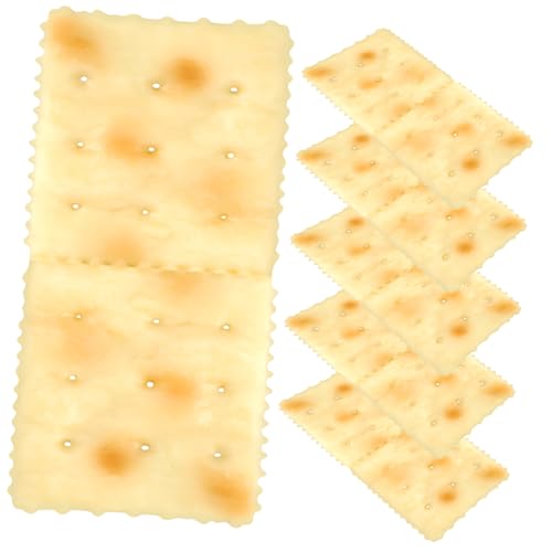 QUMIIRITY 5 Stück Teiliges Künstliche Soda Kekse Realistische Dekoration für Schreibtisch und Fotografie Requisiten Langlebige Imitation für Haushalt und Display QUMIIRITY 5 Stück Teiliges Künstliche Soda Kekse Realistische Dekoration für Schreibtisch und Fotografie Requisiten Langlebige Imitation für Haushalt und Display von QUMIIRITY