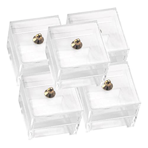 QUMIIRITY 5 Stück Teiliges Miniatur Aufbewahrungsbox für Puppenhaus Transparente Kunststoffboxen für Dekoration und Zubehör für Miniaturmöbel und Kreative Spielideen QUMIIRITY 5 Stück Teiliges Miniatur Aufbewahrungsbox für Puppenhaus Transparente Kunststoffboxen für Dekoration und Zubehör für Miniaturmöbel und Kreative Spielideen von QUMIIRITY