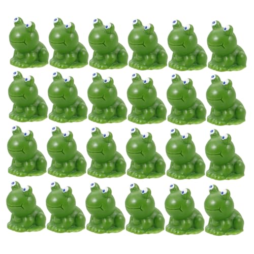 QUMIIRITY Deko Frosch Frosch Figuren Frosch Dekoration Für Miniaturgärten Puppenhäuser Und Niedliche Tierfiguren Für Garten Und Aquarien Mini Frösche von QUMIIRITY