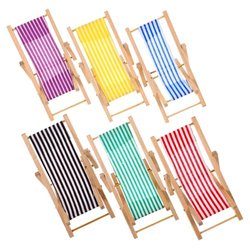 QUMIIRITY 6 Stück Strandstuhl Faltbare Puppenhaus Deko für Mikrolandschaften Simulierte Liegestühle für Kreative Spielwelten Sicher und Kinderfreundlich QUMIIRITY 6 Stück Strandstuhl Faltbare Puppenhaus Deko für Mikrolandschaften Simulierte Liegestühle für Kreative Spielwelten Sicher und Kinderfreundlich von QUMIIRITY