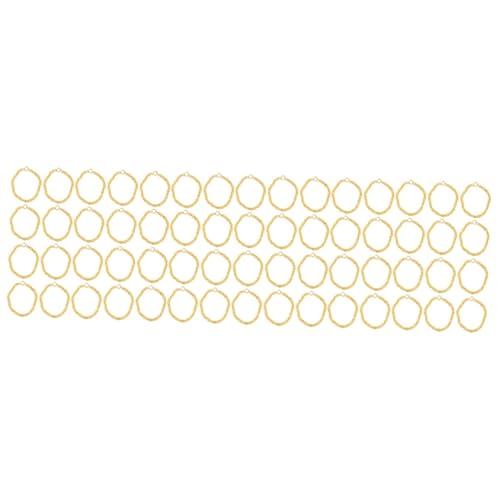 QUMIIRITY 75 STK Mini-Goldkette Spielzeugkette Kinderspielzeug Puppe Mini-halskettenmodell Halskette Zum Verkleiden Einer Puppe Dress-Game-Accessoire Puppe Goldkette Golden Legierung von QUMIIRITY