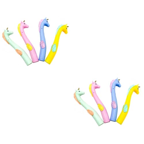 QUMIIRITY 8 STK Einhorn Badespielzeug für Kinder Einhorn-Spielzeug für Kinder interaktives Spielzeug Unicorn Toys for Fingerpuppe Spielzeug Einhorn Puppe Spielzeug von QUMIIRITY