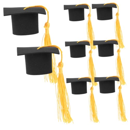 QUMIIRITY 8 Stück Teiliges Graduation Party Cupcake Topper mit Abschlusskappen und Farbigen Quasten Dekorative Tortendeko für Abschlussfeiern Praktische und Sichere Cake Picks für Party QUMIIRITY 8 Stück Teiliges Graduation Party Cupcake Topper mit Abschlusskappen und Farbigen Quasten Dekorative Tortendeko für Abschlussfeiern Praktische und Sichere Cake Picks für Party von QUMIIRITY