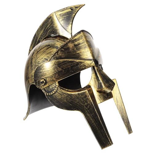 QUMIIRITY Antiker Römischer Helm Ritterhelm Kinder Griechisch-römischer Helm Römischer Helm Erwachsene Wikinger Kopfbedeckung Griechischer Hut Männer Römischer Helm Soldatenhelm Plastik von QUMIIRITY