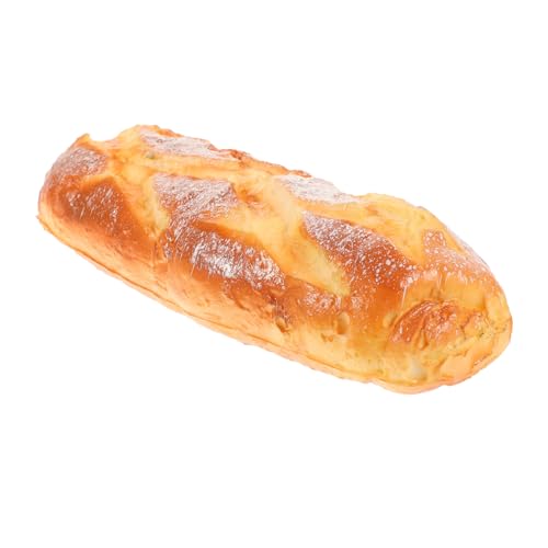 QUMIIRITY Baguette-Modell deko Fake Dutt bastelzeug Fotografie erforderlich Brot aufbewahrungskorb Schrank DIY simulierte Requisite Hausschmuck Mini-Brot-Modell falsches Brot Kunstbrot PVC von QUMIIRITY