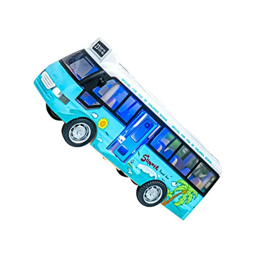 QUMIIRITY Bus Spielzeugauto Simulation Bus Spielzeug Bus-Spielzeug gelbes Busspielzeug Lernspielzeug Educational Toys Pädagogisches Spielzeug lustiges Busspielzeug Busmodelle Abs von QUMIIRITY