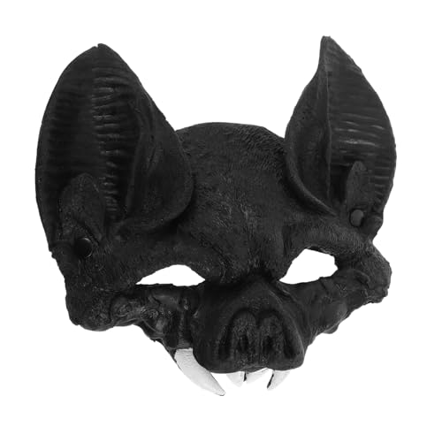 QUMIIRITY Halloween-maske, 3d-fledermaus-maske, Gruselige Halbe Gesichtsmaske, Horror-maske, Kostüm-requisiten Für Halloween, Maskerade, Karneval, Party, Cosplay von QUMIIRITY