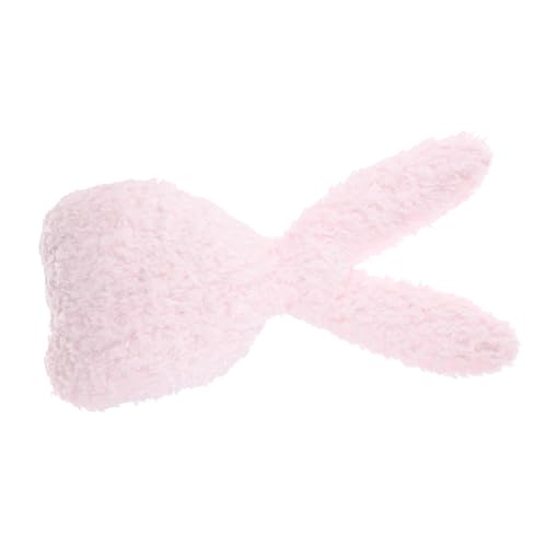 QUMIIRITY Hasenpuppe Babygeschenke Aber Kuschelhasen Für Babys Kuscheltier Hase Kaninchenspielzeug Hase Stofftier Klein Kleiner Stoffhase Hase Babyspielzeug Plüsch Rosa von QUMIIRITY