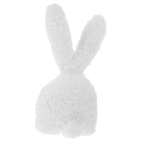 QUMIIRITY Hasenpuppe kinderzimmerdeko Room Decoration Fluffy Bunny kundengeschenke Weihnachten Garten Decor plüschhase Aber Kleiner Stoffhase Stoffhase PP Baumwolle Weiß von QUMIIRITY