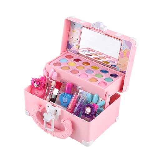 QUMIIRITY Kinderkosmetik Kinder Benutzen Kosmetikspielzeug Anzüge Für Kinder Make-up-spielset Für Kinder Spielzeug Für Mädchen Make-up-Spielzeug Für Kinder Kinderspielzeug Rosa Abs von QUMIIRITY