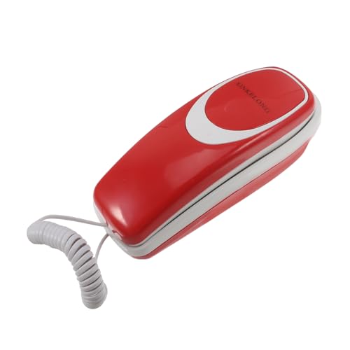 QUMIIRITY Kindertelefon Mini-Telefon für Kinderspielzeugtelefon Telefon vorgeben für Toys -Telefon gefälschtes Telefonmodell Plastik rot von QUMIIRITY