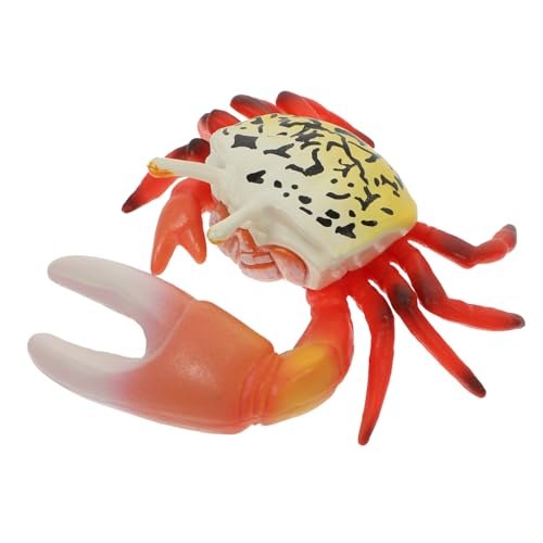 QUMIIRITY Krabbenmodell bastelzeug meerestiere Dekoratives Aquarium Zubehör Geburtstagsgeschenke Party Partyspielzeug Krabben-Ornament gefälschte Krabbe Plastik von QUMIIRITY