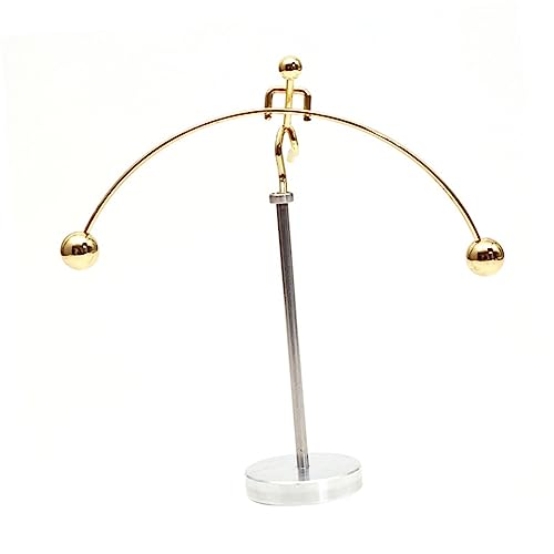 QUMIIRITY Kreative Einbeinige Balance Ball Swing Gewichtheben Man Desktop Ornament von QUMIIRITY