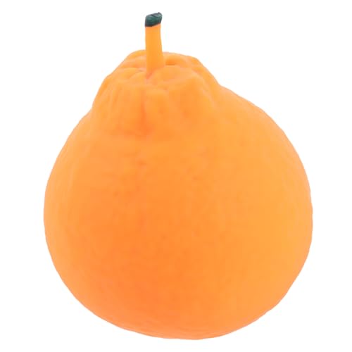 QUMIIRITY Künstliche Orange Spielzeug Deko Fruchtmodelle Zeigen Simulierte Fruchtmodelle Falsches Obst Simulationsfruchtmodell Foto-Requisite Lebensechtes Orangefarbenes Modell PVC von QUMIIRITY