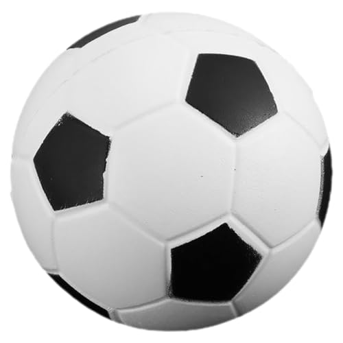 QUMIIRITY Leises Fußballspielzeug Weicher Squishy Soocer Aufblasbarer Fußball Fußballspielplatzball Sport Bounce Bälle Schaumstoff Mini Fußbälle Pädagogischer Klopfball Strandbälle von QUMIIRITY