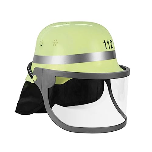 QUMIIRITY Lustiges Feuerwehrhutspielzeug Partyhut Cosplay-Hut Für Kinder Feuerwehrhut Spielzeug Feuerwehrmütze Für Kinder Interessantes Feuerspielzeug Partyhüte Für Kinder Light Green von QUMIIRITY