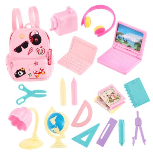 QUMIIRITY Miniatur Set mit Schulbedarf für Puppen Teiliges Zubehör für Puppenhaus Rucksack Schreibtischlampe Lineal und Mehr für Kreative DIY Projekte und Puppenhaus Zufällige Farbe QUMIIRITY Miniatur Set mit Schulbedarf für Puppen Teiliges Zubehör für Puppenhaus Rucksack Schreibtischlampe Lineal und Mehr für Kreative DIY Projekte und Puppenhaus Zufällige Farbe von QUMIIRITY