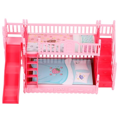 QUMIIRITY Miniaturmöbel Modell Puppenhaus Etagenbett Deko Buntes für Puppenhaus Schlafzimmer Zubehör QUMIIRITY Miniaturmöbel Modell Puppenhaus Etagenbett Deko Buntes für Puppenhaus Schlafzimmer Zubehör von QUMIIRITY