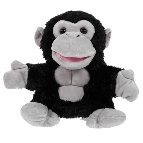 QUMIIRITY Orang-utan-handpuppenspielzeug Bär Handpuppe Plüsch-handpuppen Handpuppe Spielzeug Handpuppen Für Babys Geschichte Erzählende Marionette Handpuppen Für Kleinkinder 1-3 Pp Baumwolle von QUMIIRITY